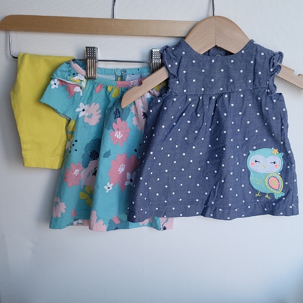 Carter's Navy Polka Dot Baby Dress